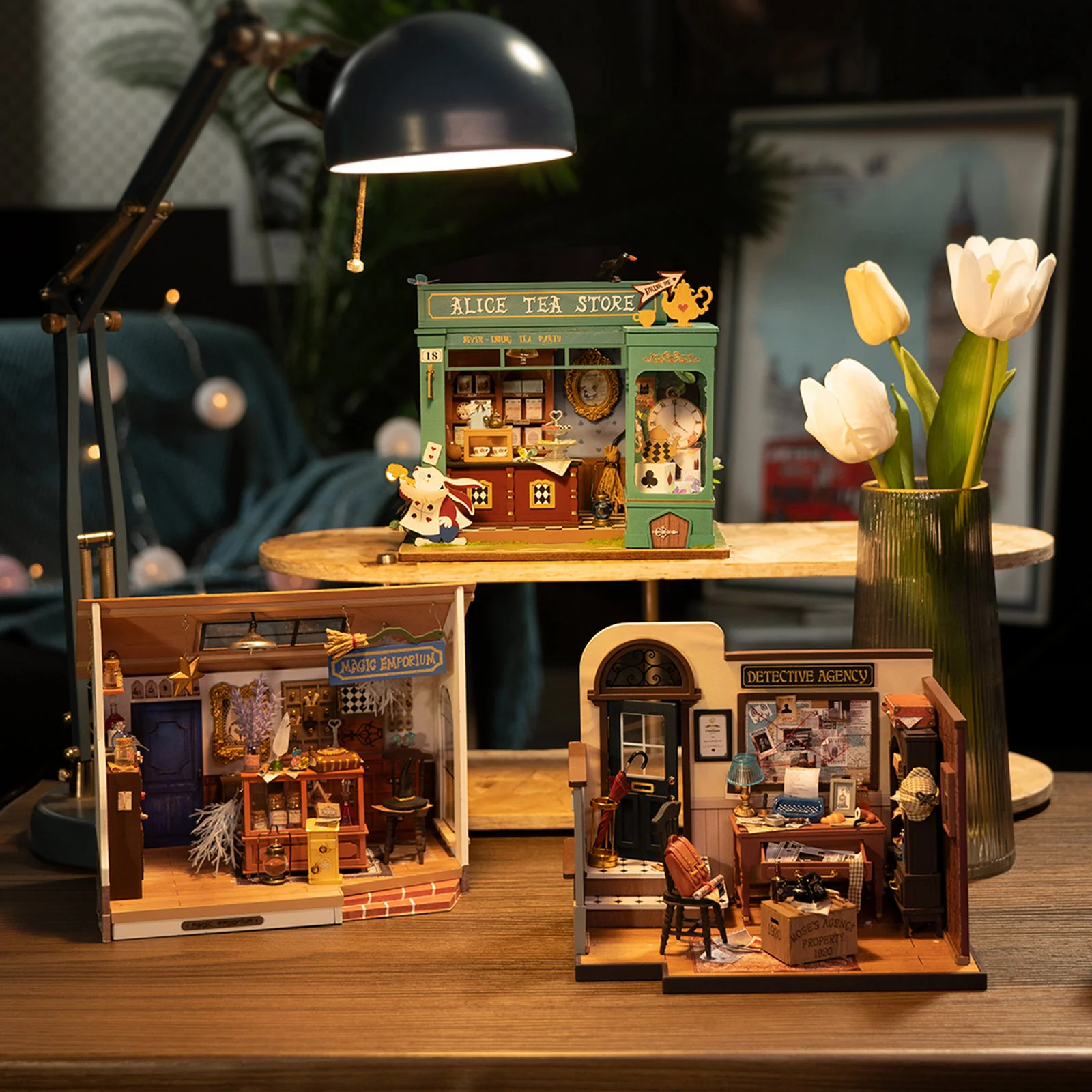 Robotime Alice's Tea Store DG156 - Image 8