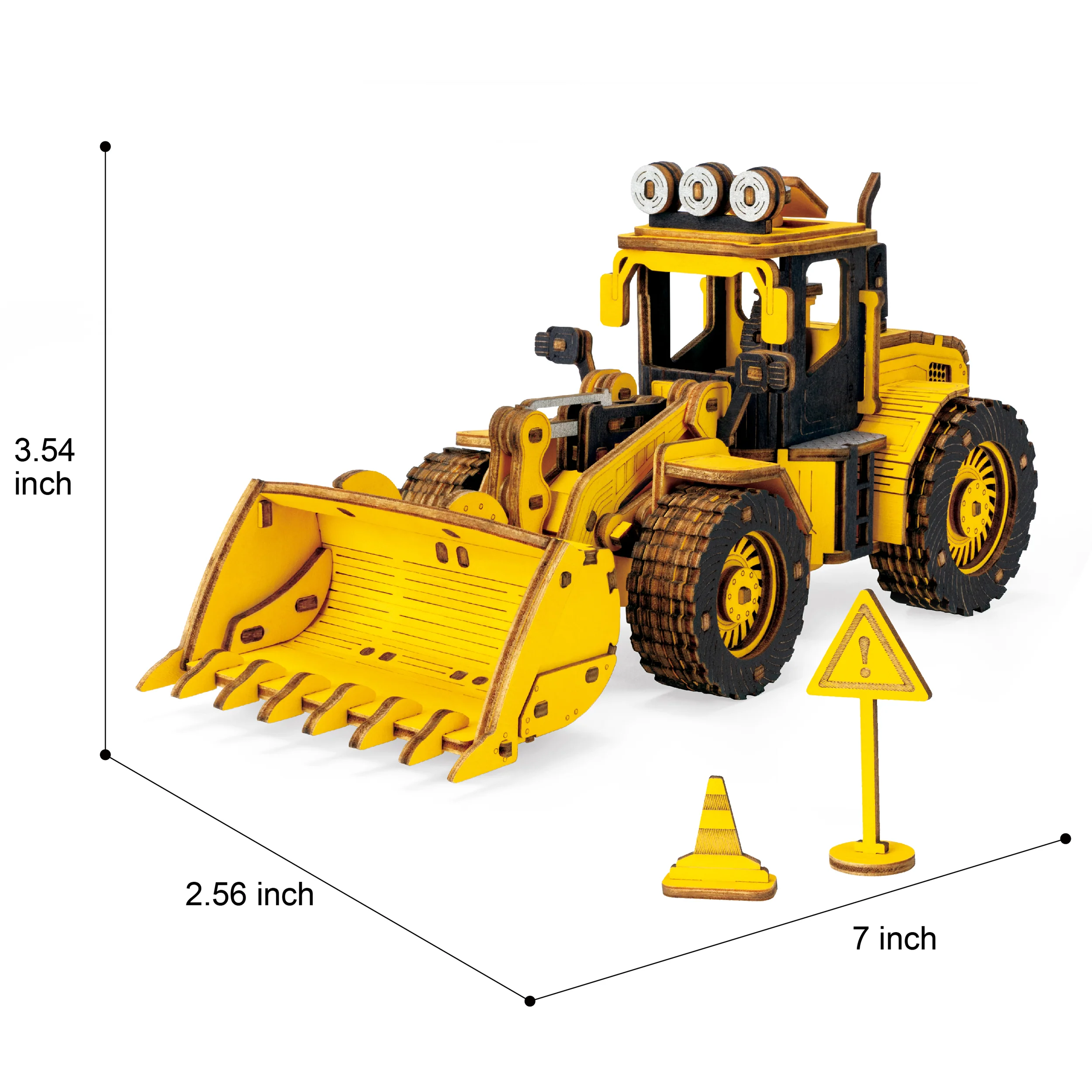 Robotime Bulldozer / Front-end Loader TG509K - Image 4