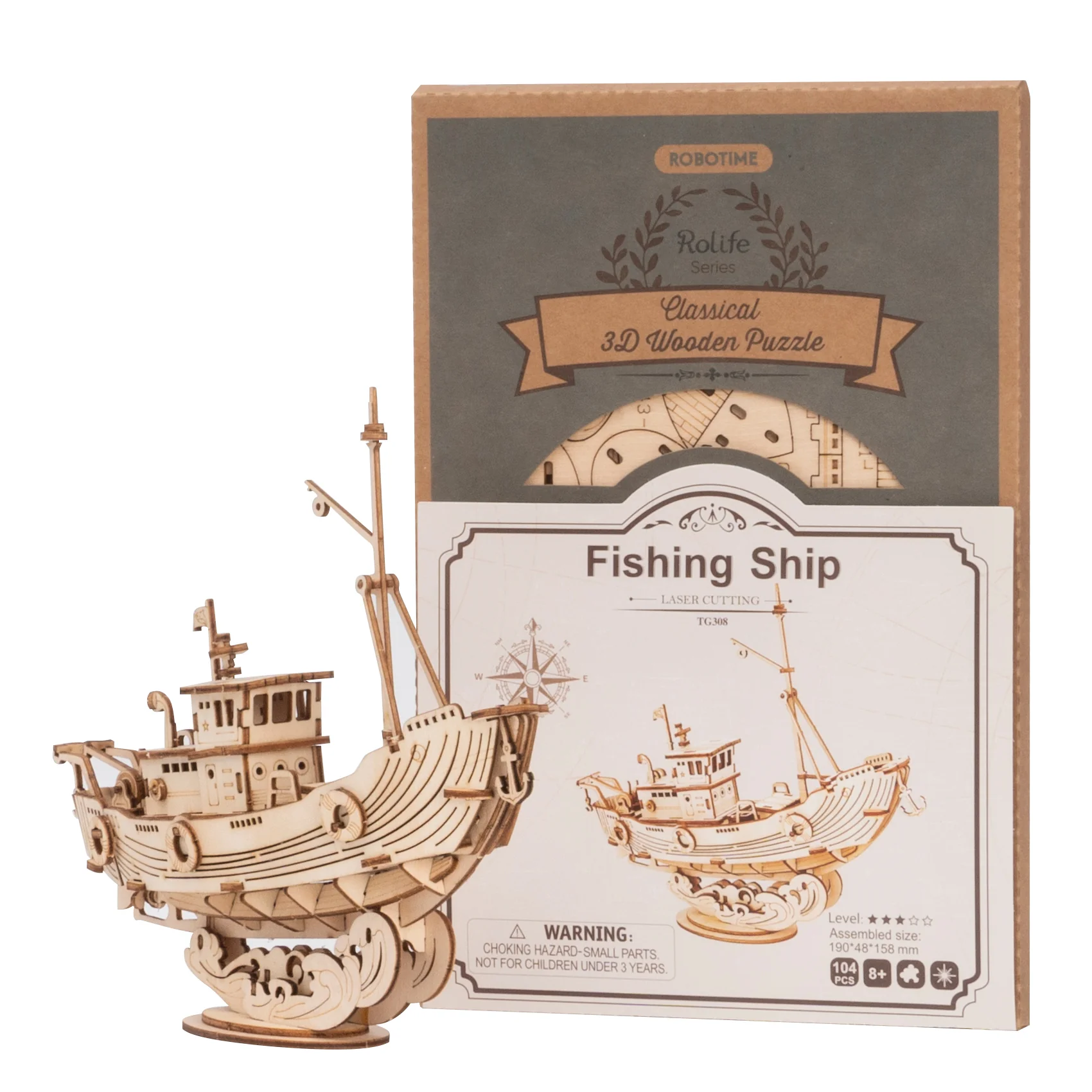 Robotime Fishing Ship TG308 - Image 3
