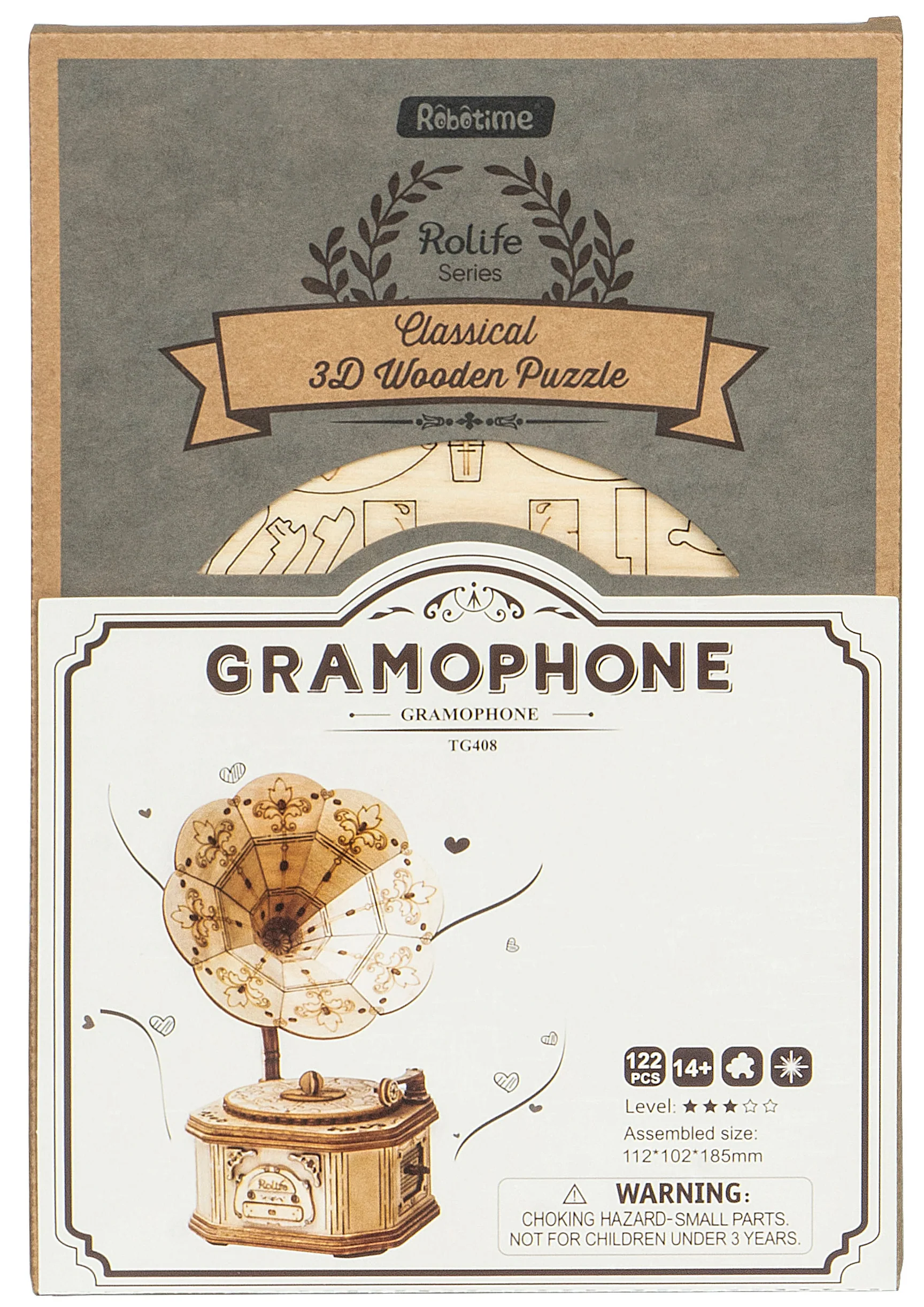 Robotime Gramophone TG408 - Image 2
