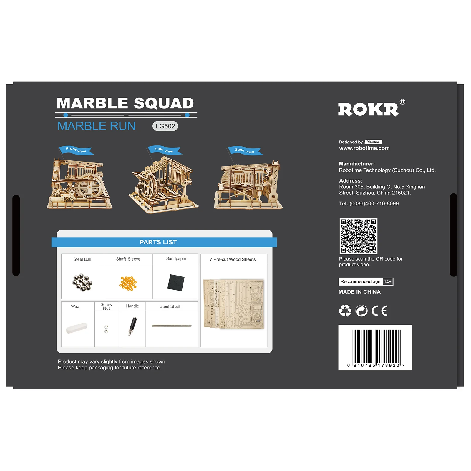 Robotime Marble Squad LG502 - Image 3