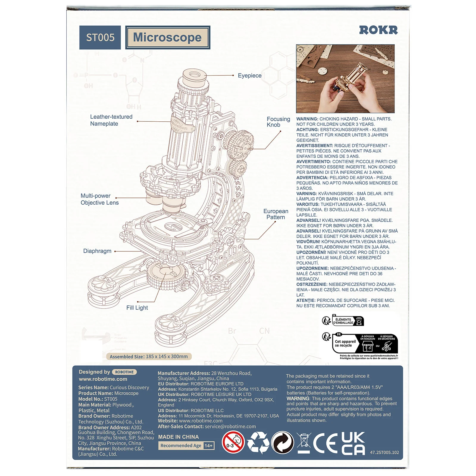 Robotime Microscope ST005 - Image 3