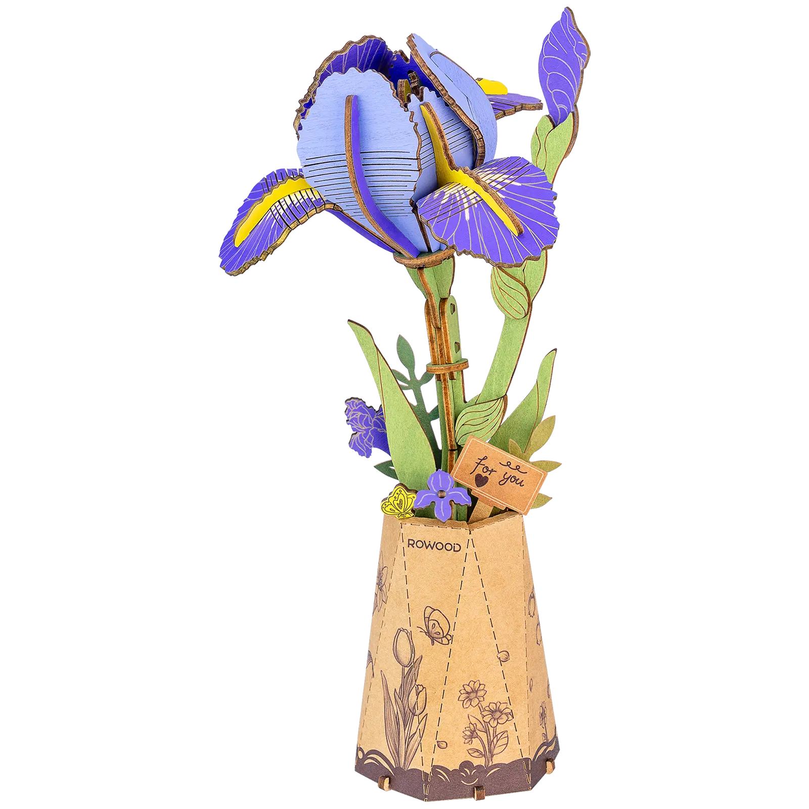 Robotime Purple Iris / Paarse Iris TW121