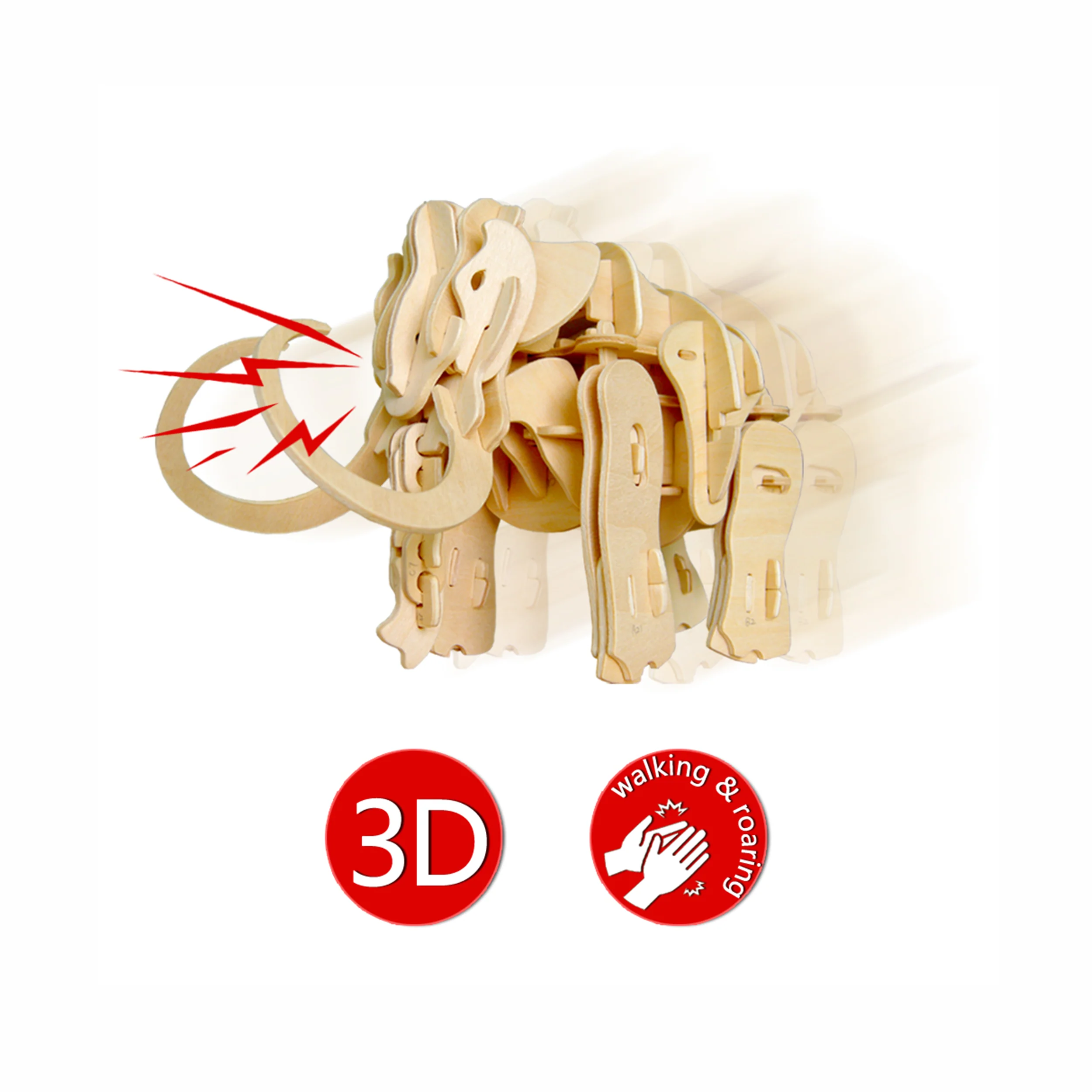 Robotime Sound Control Walking Mammoth A400 - Image 3
