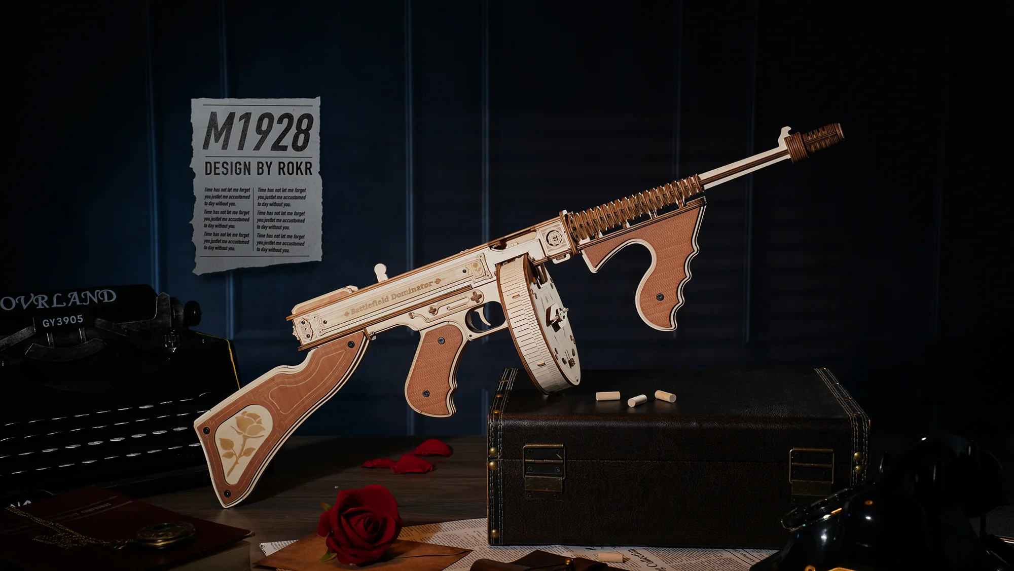 Robotime Thompson Submachine Gun LQB01 - Image 4