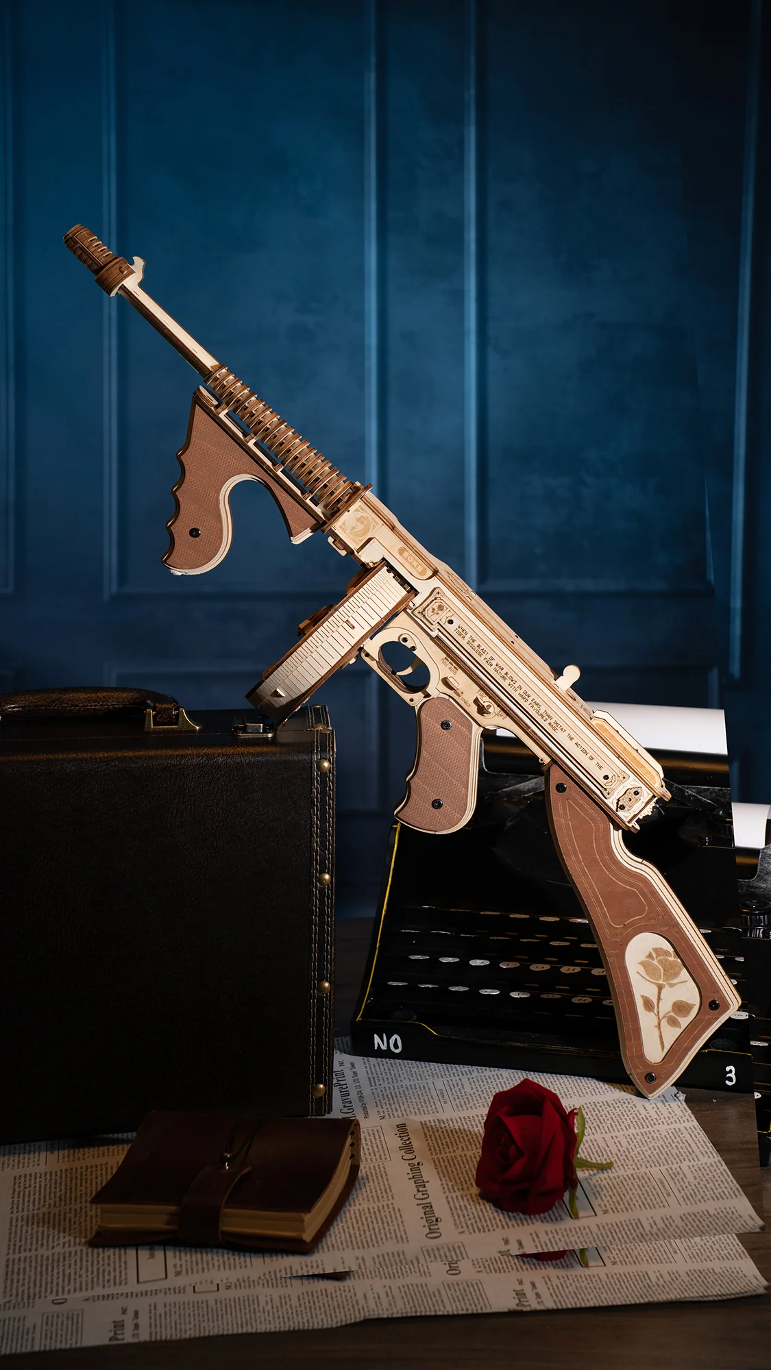 Robotime Thompson Submachine Gun LQB01 - Image 5