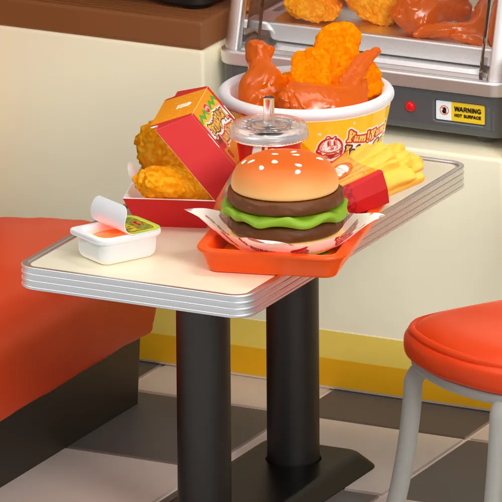 Robotime Yum Yum Burgers DW010 - Image 4