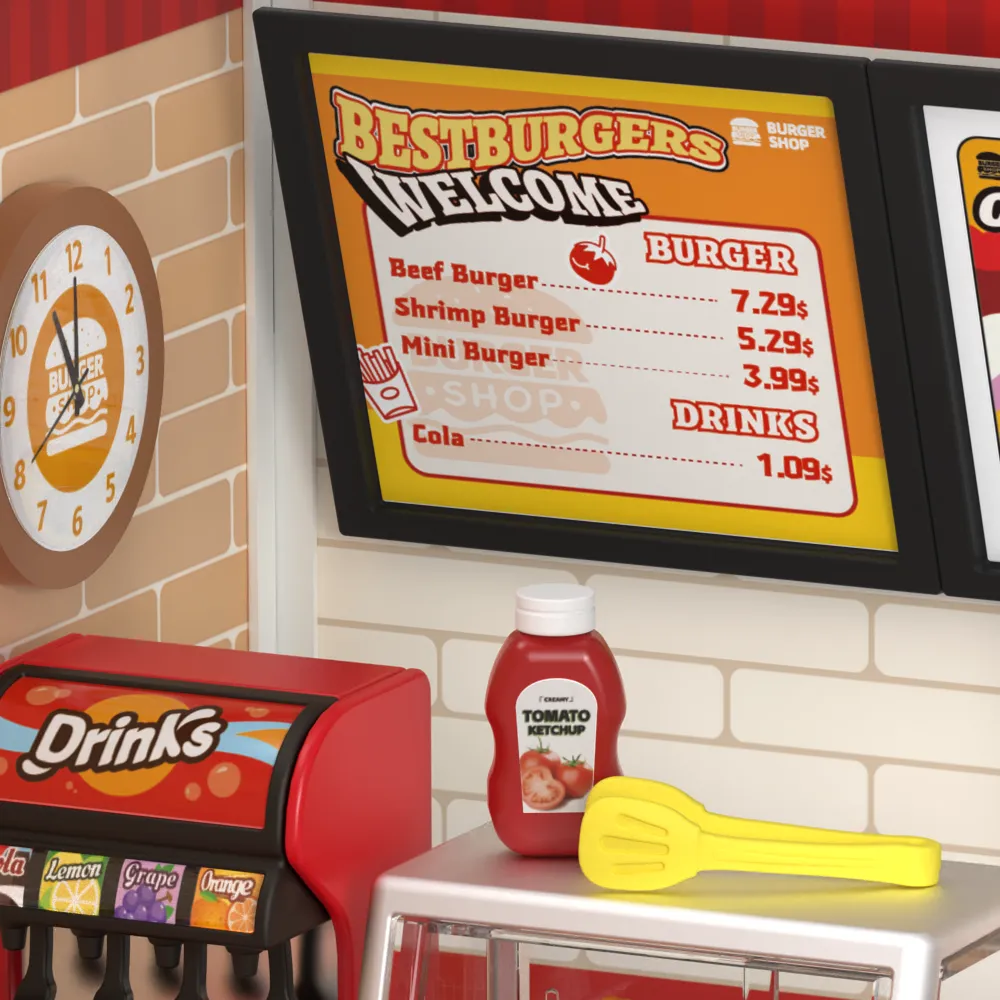 Robotime Yum Yum Burgers DW010 - Image 6
